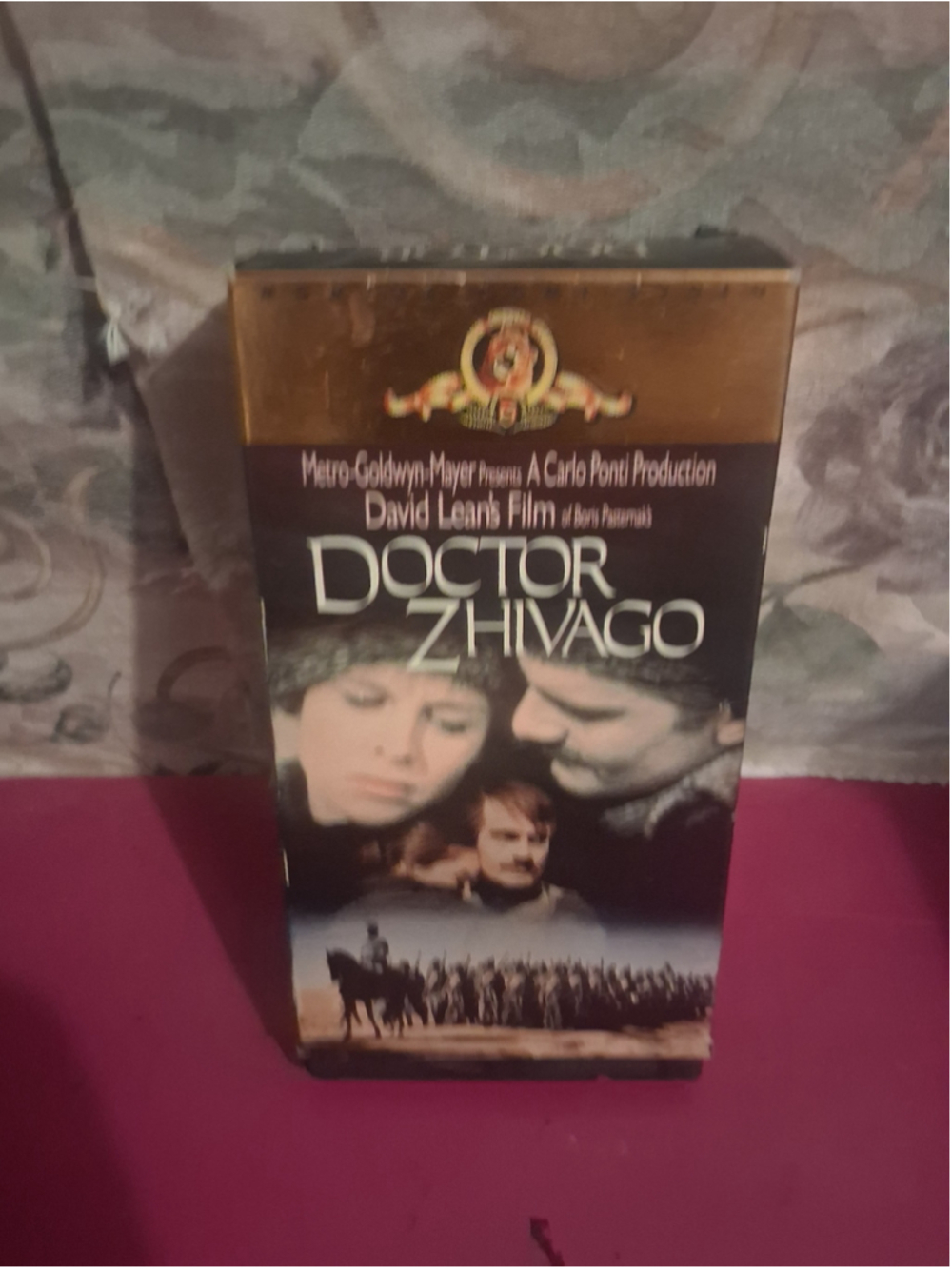 Doctor Zhivago VHS Movie Metro-Goldwyn-Mayer Standard One Size Black Gold